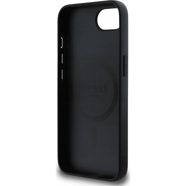 Case Guess 4G Small 4G and Classic MagSafe for iPhone 16e black