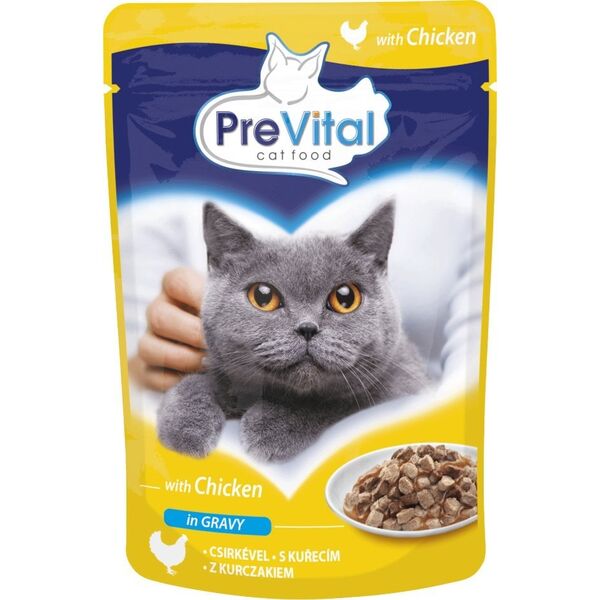 PREVITAL kurczak w sosie dla kotów 100g