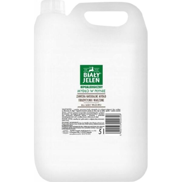 Biały Jeleń Mydło w płynie 5000ml- 5L