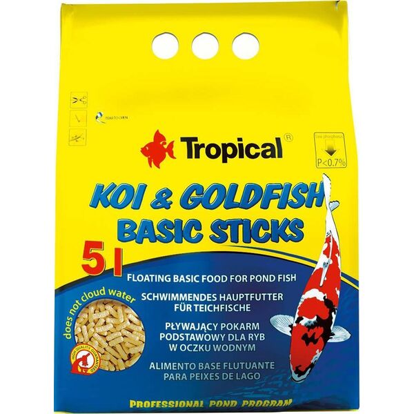 Tropical TROPICAL KOI&GOLDFISH BASIC STICKS 5l - 04567