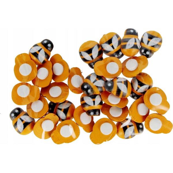 ΔΙΑΚΟΣΜΗΤΙΚΟ ΞΥΛΙΝΟ ΜΕΛΙΣΣΑ 15MM 30ΤΕΜ SPRZ Craft with Fun
