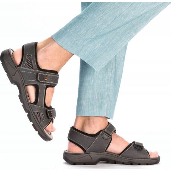 Rieker Sandals 26156-47 szary 40