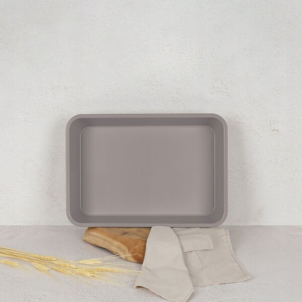 BRYTFANNA FORMA TYTANOWA 40x28cm BERLINGER HAUS BH-7903 TAUPE
