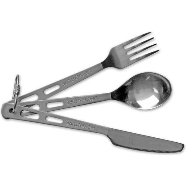 Lifeventure Sztućce Titanium Cutlery Set (LM9515)