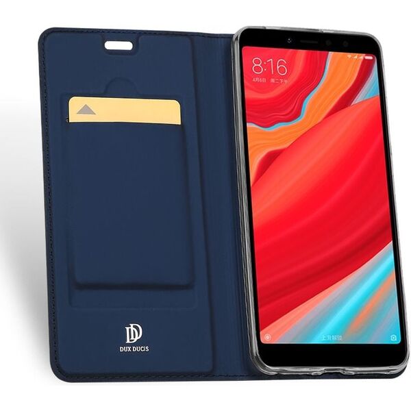 Dux Ducis Etui dux ducis skin leather XIAOMI REDMI S2 granatowe