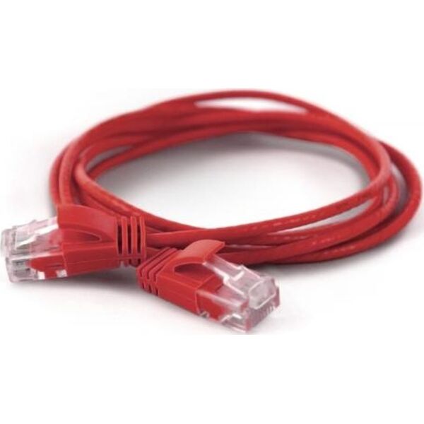 Wantec Wantec 7271 U/UTP (UTP) red 1m Cat6a Network cable (7271)