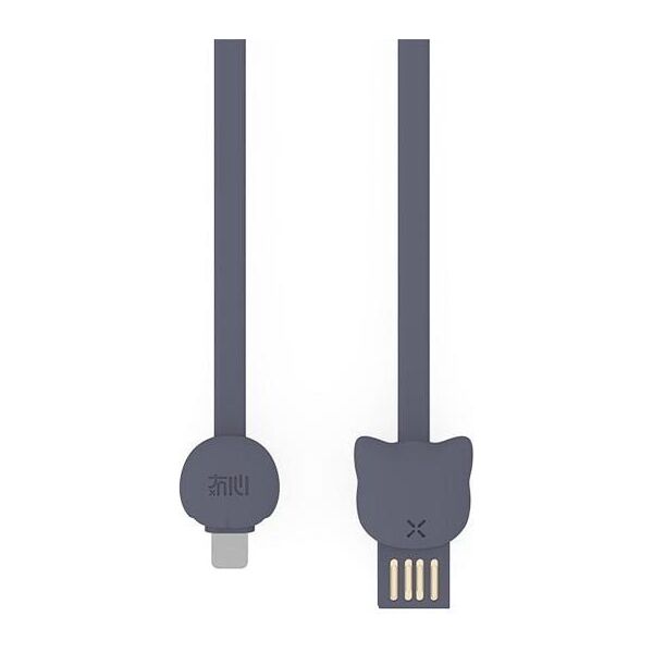 Kabel USB maoxin USB-A - 1 m Szary (MAX-VI-CS-1M-GR)