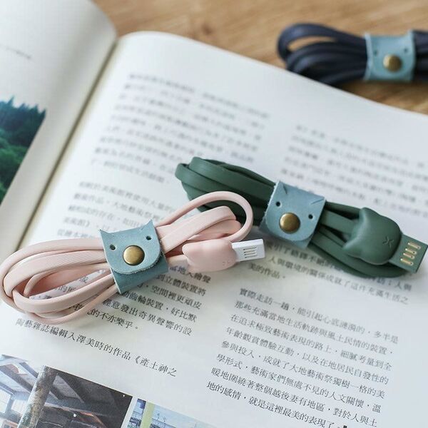 Kabel USB maoxin Maoxin Vitality Cat Series kabel USB Lightning 1M 2.1A różowy