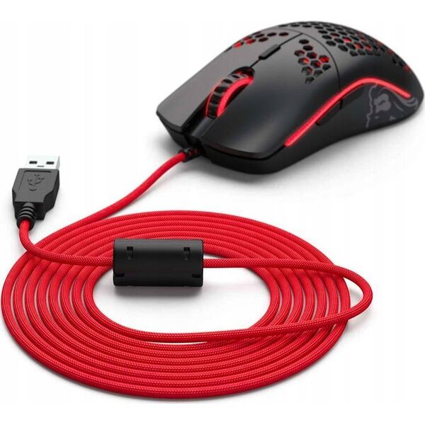 Glorious PC Gaming Race Ascended Cable V2 - Crimson Red (G-ASC-RED-1)