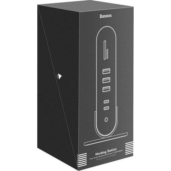 Stacja/replikator Baseus Working Station USB-C (CAHUB-DG0G)