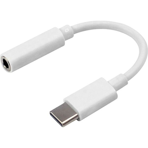 Adapter USB Hertz AK291A USB-C - Jack 3.5mm Biały  (2257-uniw)