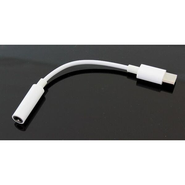Adapter USB Hertz AK291A USB-C - Jack 3.5mm Biały  (2257-uniw)