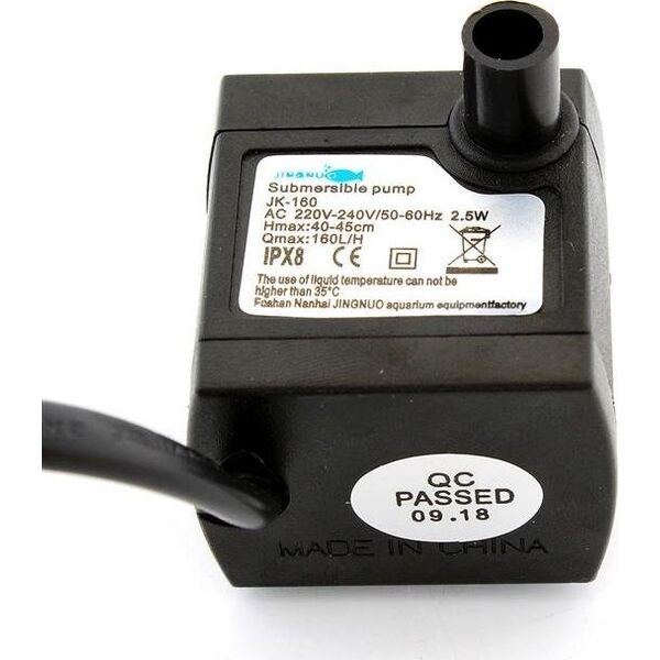 Apte AG80B NAPOWIETRZACZ POMPKA DO AKWARIUM 160L/H 2W1 uniwersalny