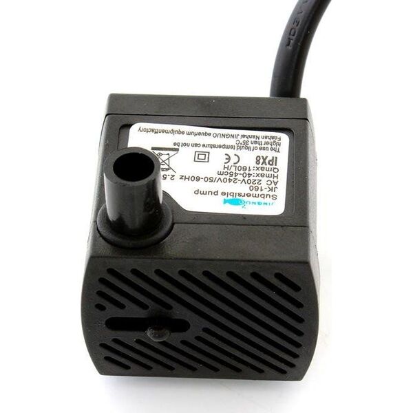 Apte AG80B NAPOWIETRZACZ POMPKA DO AKWARIUM 160L/H 2W1 uniwersalny