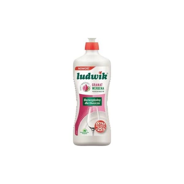 Ludwik Płyn do naczyń Premium Granat z Werbeną 900 ml
