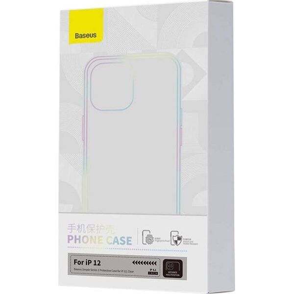 Baseus Przeźroczyste Etui Baseus Simple do iPhone 12