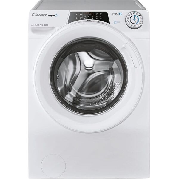 Pralka Candy Candy | RO 1486DWME/1-S | Washing Machine | Energy efficiency class A | Front loading | Washing capacity 8 kg | 1400 RPM | Depth 53 cm | Width 60 cm | Display | TFT | Steam function | Wi-Fi | White