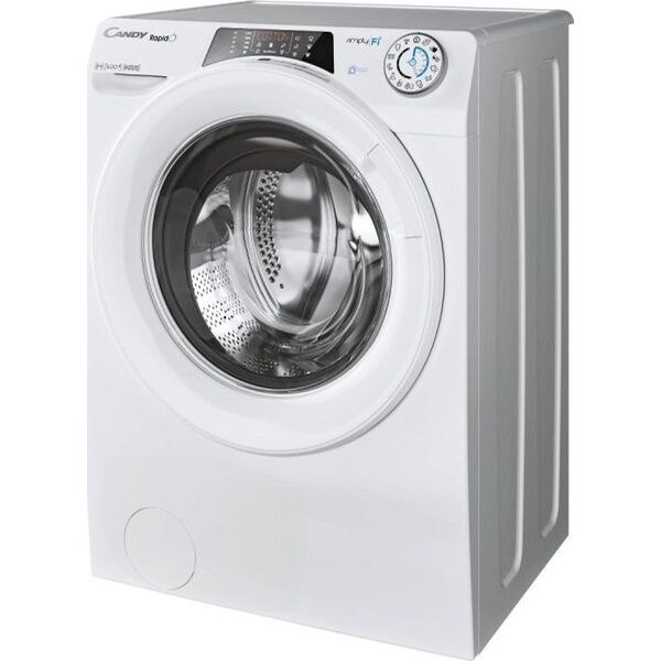 Pralka Candy Candy | RO 1486DWME/1-S | Washing Machine | Energy efficiency class A | Front loading | Washing capacity 8 kg | 1400 RPM | Depth 53 cm | Width 60 cm | Display | TFT | Steam function | Wi-Fi | White