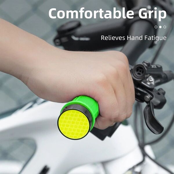RockBros Gripy rowerowe Rockbros 40720007005 z odblaskiem - zielone