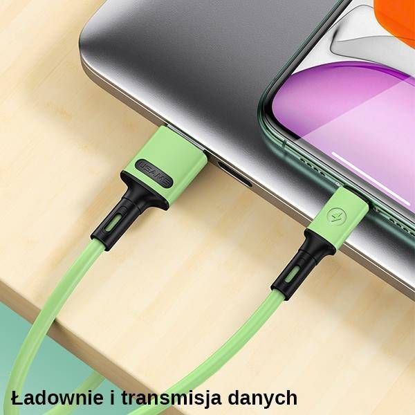 Kabel USB Usams USB-A - USB-C 1 m Żółty (69876-uniw)
