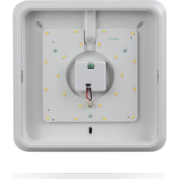 BestService Πλαφονιέρα Lumax SPHERE II 12W 850lm 840 4000K IP20 IK10 τετράγωνη LO1232N