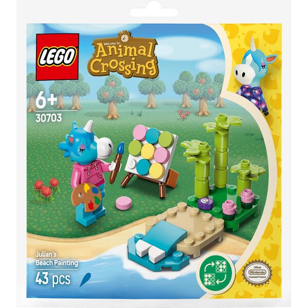 LEGO ANIMAL Julian i plażowy obraz sasz 30703
