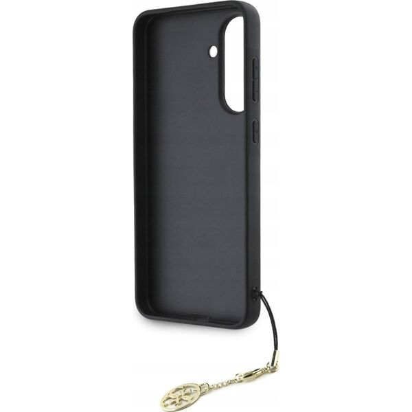 Guess 4G Charms Collection Case for Samsung Galaxy A36 Brown