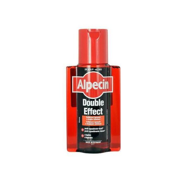 Alpecin Double Effect Caffeine Shampoo Szampon przeciwłupieżowy 200ml
