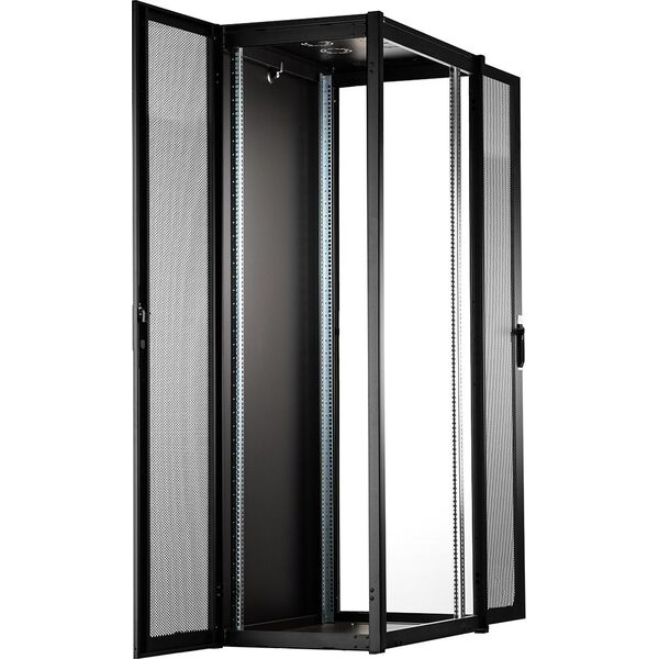 Ντουλάπι Digitus Hyper Pro 19" 42U ντουλάπι δικτύου 600x1000, διάτρητη μπροστινή πόρτα, μαύρο, 1000kg 14011974 4016032494089