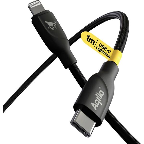 Καλώδιο Aqiila Cablebird CB21 Char-/Sync 30W Type C Lightning 1m