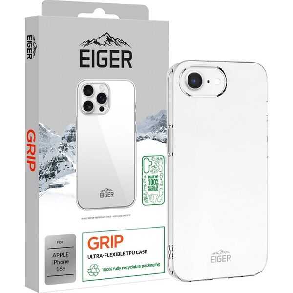 Eiger Grip Θήκη GRS iPhone 16e διαφανής