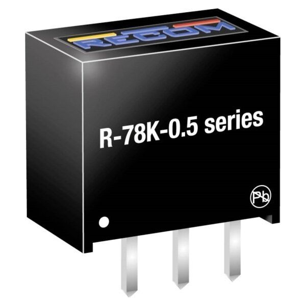 Μετατροπέας DC/DC RECOM R-78K3.3-0.5 3.3 V 0.5 A 1.65 W Περιεχόμενο 1 τεμ