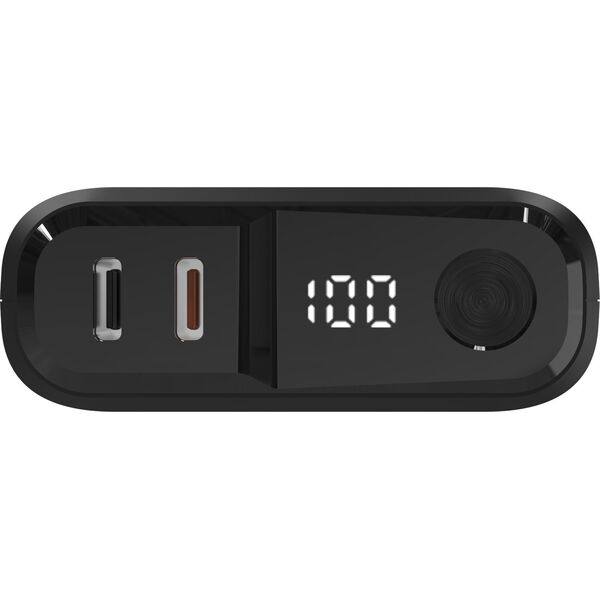 RealPower PB-10000C PD+ 10000 mAh Μαύρο