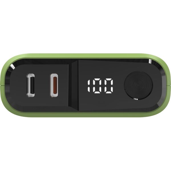 RealPower PB-10000C PD+ 10000 mAh Ανοιχτό Πράσινο