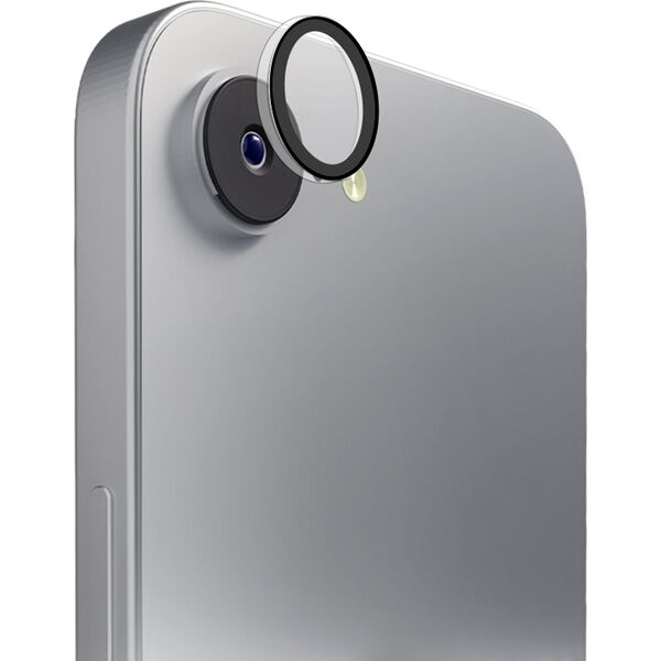 Ατομικός φακός κάμερας Puro για iPhone 16 E, διαφανής
