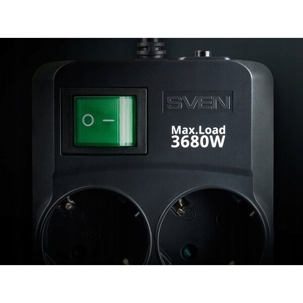 SVEN SF-10E-16 3m πολύπριζο προστασίας από υπερτάσεις