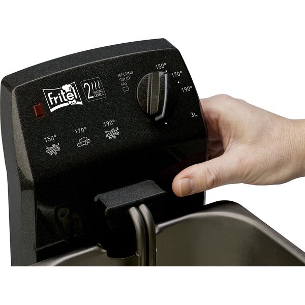 FRITEL TURBO SF4151 ΜΑΥΡΟ ΜΕΤΑΛΛΙΚΟ φριτέζα