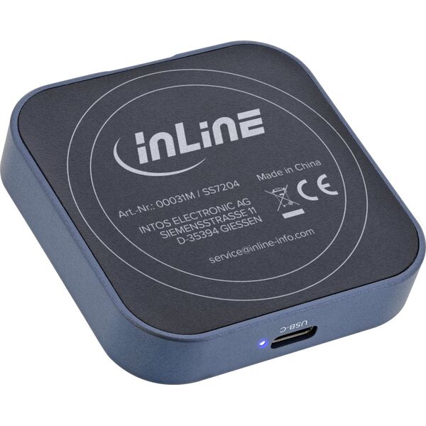InLine® Clip Case - Μαγνητική θήκη USB-C για SATA III & NVMe M.2 SSDs