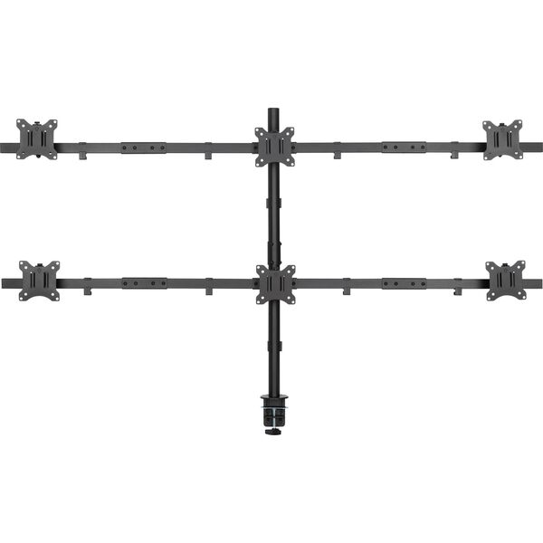 InLine® Επιτραπέζια βάση, για 6x LCD-/LED-οθόνη έως 81cm (32"), μέγιστο βάρος 7kg