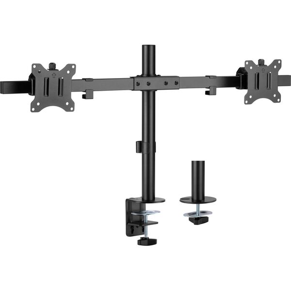 Επιτραπέζια βάση InLine®, για 2x LCD-/LED-οθόνη έως 81cm (32"), μέγιστο βάρος 9kg