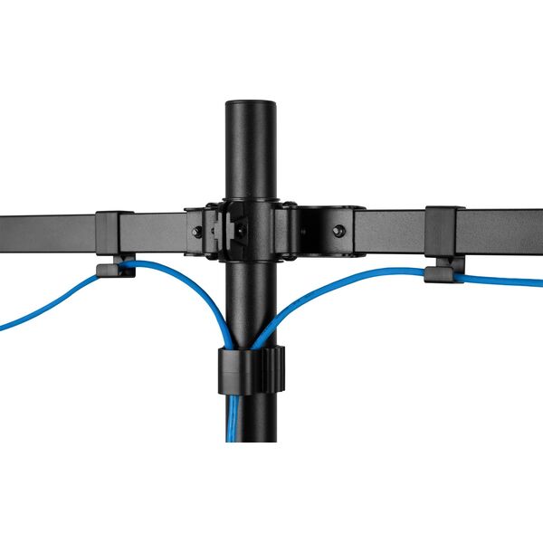 Επιτραπέζια βάση InLine®, για 2x LCD-/LED-οθόνη έως 81cm (32"), μέγιστο βάρος 9kg