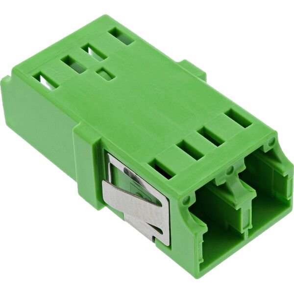 Σύζευξη InLine® LWL, Duplex LC/LC, singlemode, πράσινο, κεραμικό μανίκι