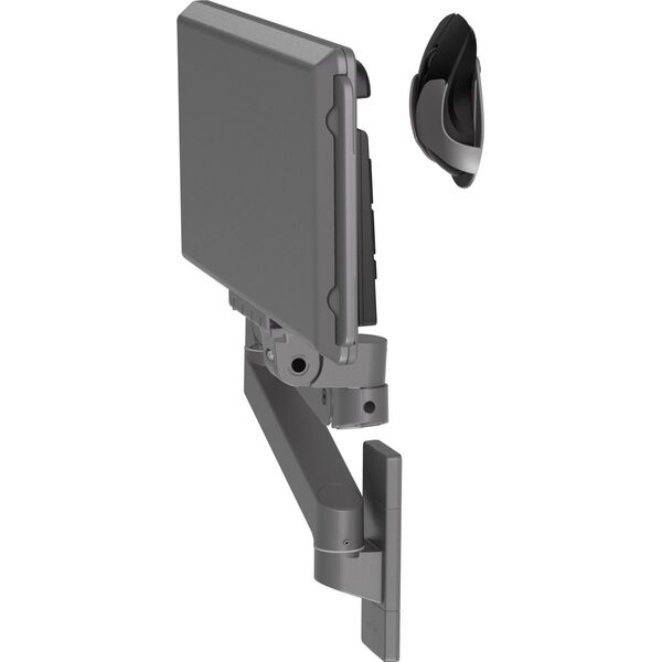 ΒΡΑΧΙΟΝΑΣ ERGOTRON LX PRO ΜΕ ΔΙΣΚΟ ΠΛΗΚΤΡΟΛΟΓΙΟΥ ΓΙΑ ΤΟΙΧΟ σκούρο γκρι