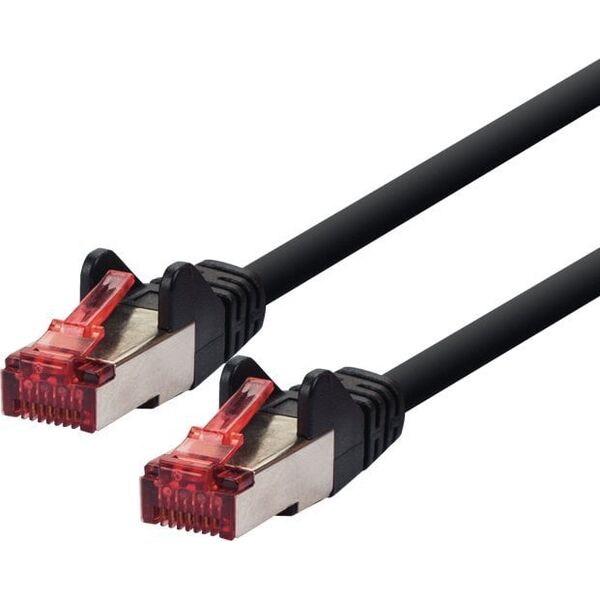LOGON TCR66SS150BL καλώδιο δικτύου Μαύρο 15 m Cat6 SF/UTP (S-FTP)