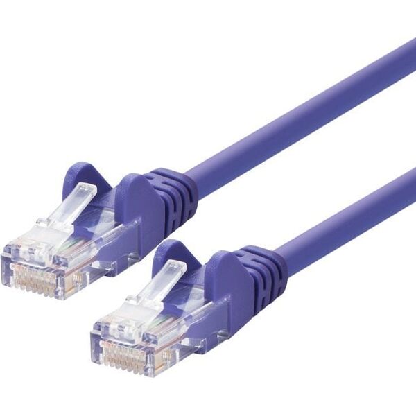 LOGON TCU55U020P καλώδιο δικτύου Μωβ 2 m Cat5e U/UTP (UTP)