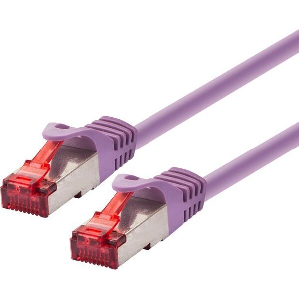 LOGON TCR66SS030V καλώδιο δικτύου Μωβ 3 m Cat6 S/FTP (S-STP)