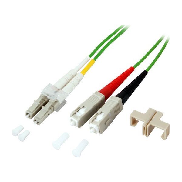 Καλώδιο InfiniBand / οπτικών ινών EFB Elektronik O0323.2OM5 2 m 2x SC 2x LC Πράσινο