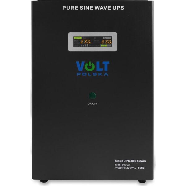 UPS Volt Zasilacz awaryjny SINUS UPS 800 + 55Ah (500/800W)