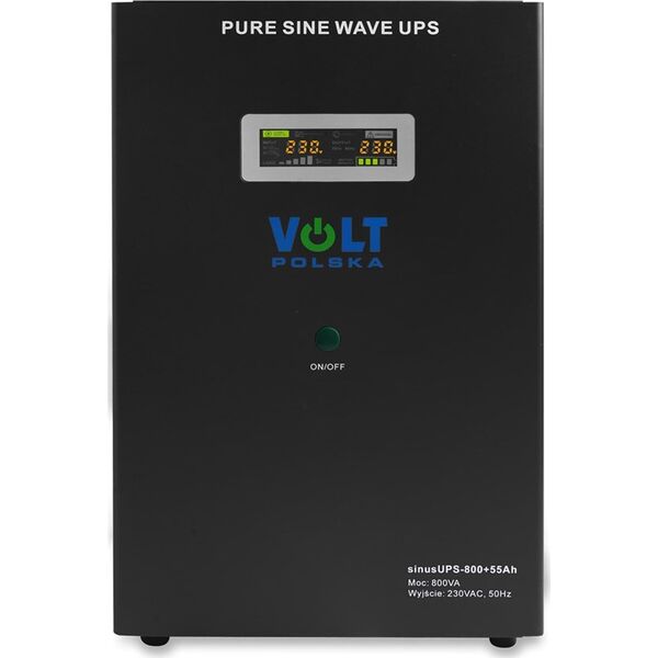 UPS Volt Zasilacz awaryjny SINUS UPS 800 + 55Ah (500/800W)