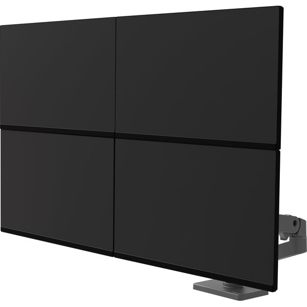 ERGOTRON LX PRO ΒΡΑΧΙΟΝΑΣ ΔΙΠΛΗΣ ΟΘΟΝΗΣ ΣΤΟΙΒΑΞΗΣ σκούρο γκρι